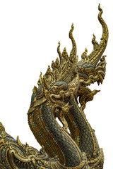 Fototapeta na wymiar Dragon on white background