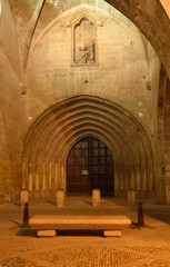 Portico of the Cathedral of Santo Domingo de la Calzada, ST.James way, La Rioja, Spain