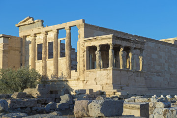 Erechtheion auf der Akropolis in Athen, Griechenland