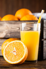 Fresh orange juice