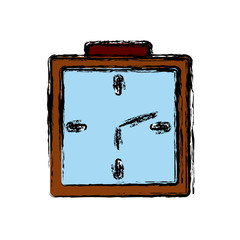 Wristwatch clock symbol icon vector illustration graphic design
