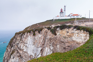 Fototapeta na wymiar Cabo da Roca. Westernmost point of Europe