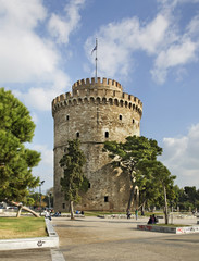 White Tower in Thessaloniki. Greece - obrazy, fototapety, plakaty