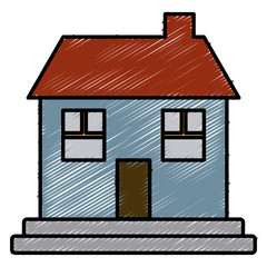 House real estate icon vector illustration graphic design