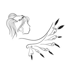 Image of a girl with a wing