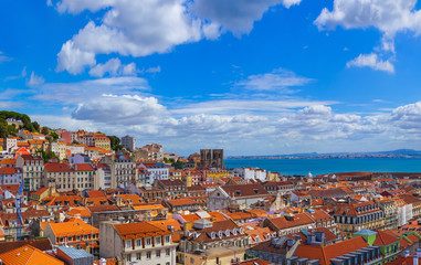 Fototapeta na wymiar Lisbon Portugal cityscape