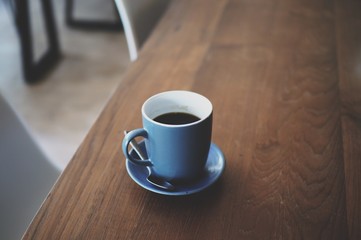 coffee in cafe coffee shop