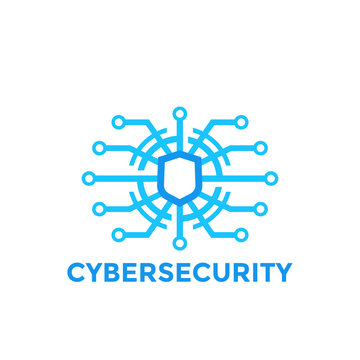 Cyber Security Vector Logo Template