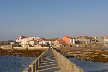 Fishing district of San Tome, Cambados, Pontevedra, province, Galicia, Spain,