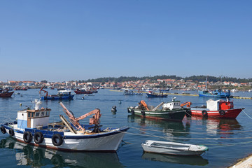 Fototapeta na wymiar Porto do xufre, Illa de Arousa, Pontevedra province, Galicia, Spain