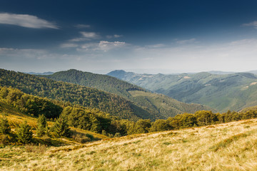 beautiful landscape of Carpathian Mountains
