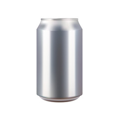 Realistic aluminium can vector illustration
