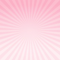 Abstract light Pink gradient rays background. Vector