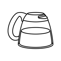 Kettle coffee drink icon vector illustration graphic design