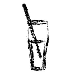 Delicious cup of juice icon vector illustration graphic design