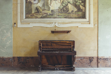 Piano with Painting