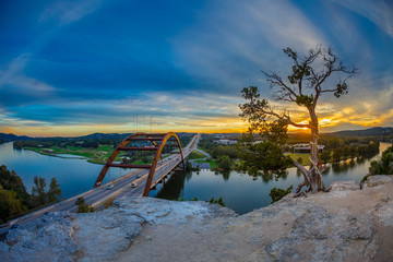 360 Bridge Sunset