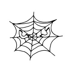 Hand Drawn Halloween Set. Web.