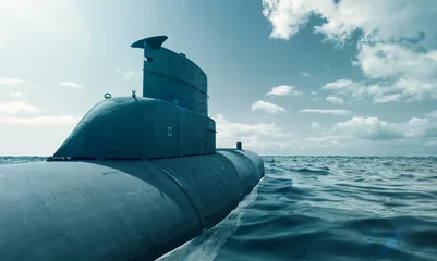 Foto op Plexiglas U-Boot auf dem Meer © Michael Stifter