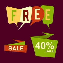 Sale vector banner design