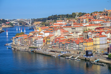 Fototapeta na wymiar Vista Panorâmica do Porto