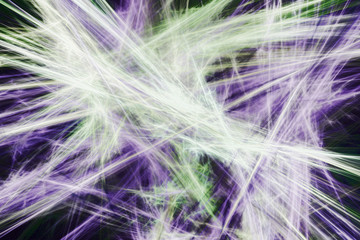 Obraz premium Silk threads in the dark - abstract design
