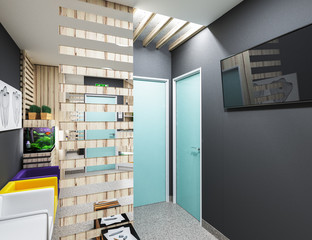 dental office , waiting room