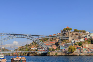 Vista da Ponte Dom Luis no Porto