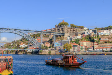 Vista da Ponte Dom Luis no Porto