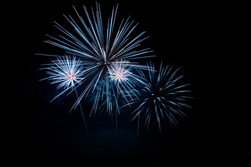 Fireworks, Fireworks light up the sky,New Year celebration fireworks