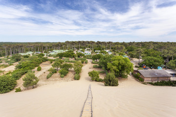 Camping at the Dune of Pilat, France