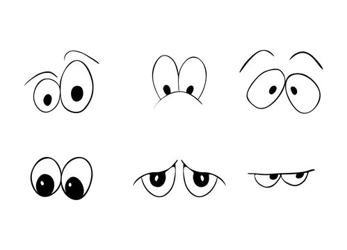 cartoon eyes vector symbol icon design. Beautiful illustration isolated on white background