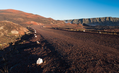 Plateau at the foot of Piton de la Fournaise, La Reunion, France