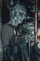 dead medieval warrior