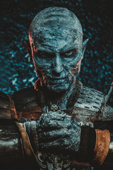 frightful snowy zombie