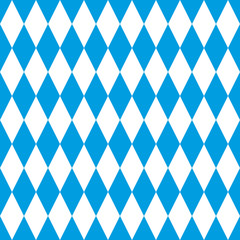 Oktoberfest Hintergrund - Bayern Rauten Muster nahtlos kachelbar