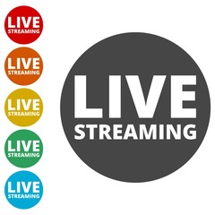 Tv video play live streaming graphic vector illustration 