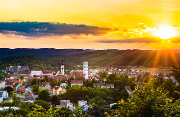Stadt Sulzbach-Rosenberg in der Oberpfalz, Bayern Deutschland 