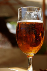 Beer in glass