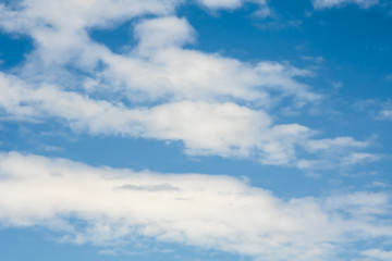 Naklejka na ściany i meble Cloud landscape in the blue sky