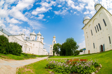 St. George's (Yuriev) Orthodox Male Monastery in Veliky Novgorod, Russia