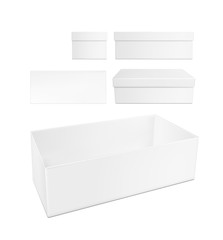 Paper or plastic box set for toy, shoes or food