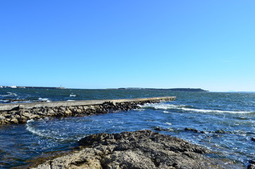 The Ocean and the pier to walk 