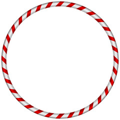 The hula Hoop silver with red 