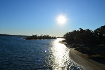 The Sun in the river 