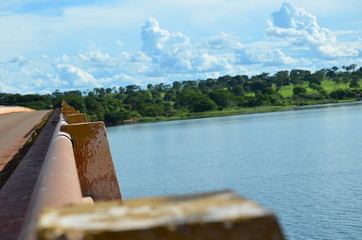 The lake from the bridge