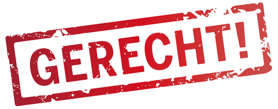 roter stempel gerecht