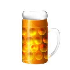 Beer. October fest. Greeting card from Munich