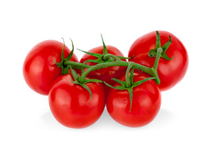 tomato on white background