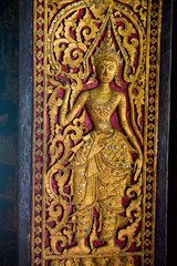 Fototapeta na wymiar Wat Xieng Thong Luang Prabang